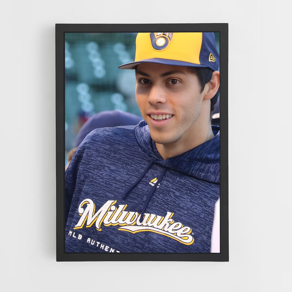 Poster Christian yelich exceptionnel – affiche Baseball (vue 2)